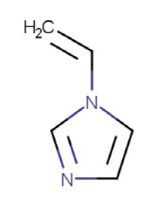 Strukturformel von 1-Vinylimidazol