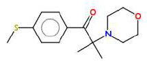 Strukturformel von 2-Methyl-1-(4-methylthiophenyl)-2-morpholinopropan-1-on