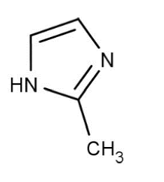 Strukturformel von 2-Methylimidazol