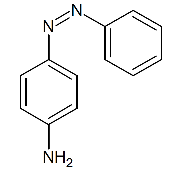 Strukturformel von 4-Aminoazobenzol