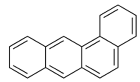 Strukturformel von Benz[a]anthracen