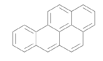 Strukturformel Benzo[a]pyren