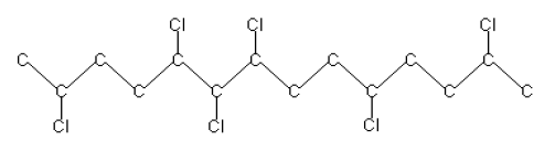 Strukturformel von C14H24Cl6