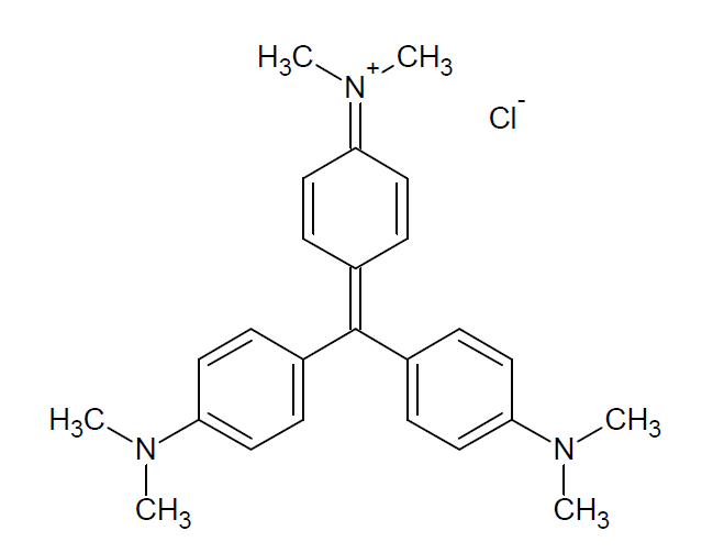 Strukturformel von C.I. Basic Violet 3