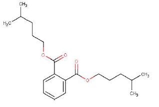 Strukturformel von Diisohexylphthalat