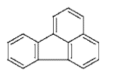 Strukturformel von Fluoranthen