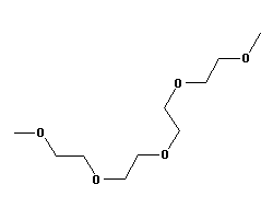 Strukturformel von Tetraglyme