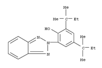 Strukturformel von UV-328