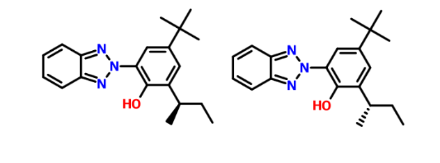 Strukturformeln von UV-350